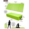 KaRaDaStyle Gymnastics Mat Folding Stretch Mats 75"x31"x1.2" Exercise Muscle Training
