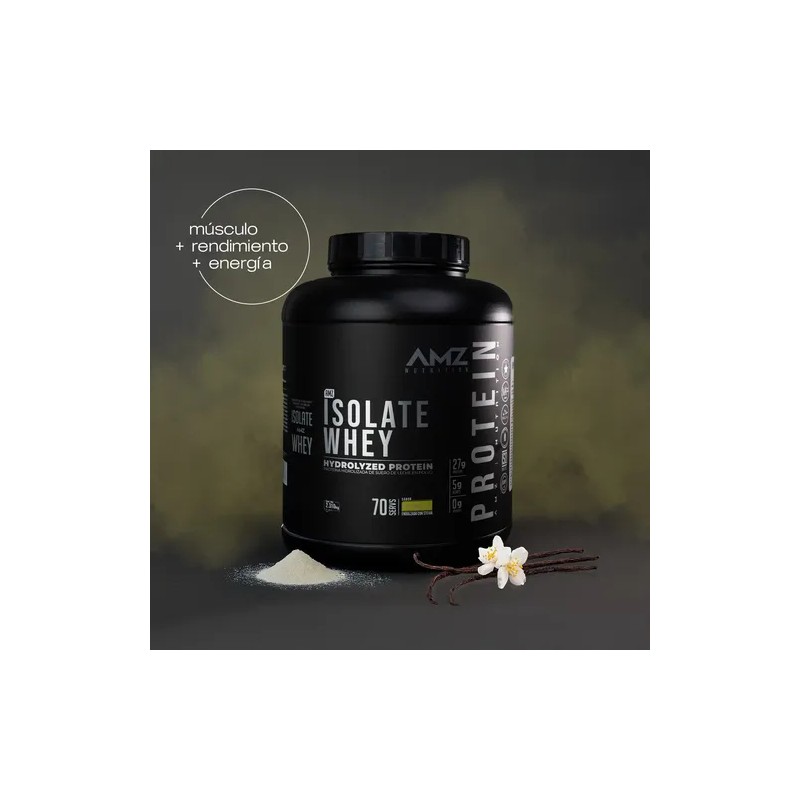 Isolate Whey Vainilla 2.310 K Amz Proteína Hidrolizada 27g
