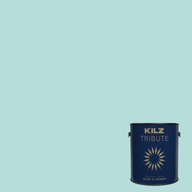 KILZ TRIBUTE Paint & Primer, Interior, Satin, Sailing Water, 1 Gallon