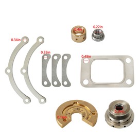 Silscvtt Turbocharger Rebuilt Rebuild Repair Kit Replacement for T3 T4 T04B T04E Turbo Charger T3T4