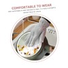 FOMIYES Reusable Dishwashing Gloves for Kitchen Cleaning Heat Resistant Durable