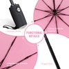 ZOMAKE Small Travel Umbrella Compact Portable Collapsible Umbrellas for Rain,
