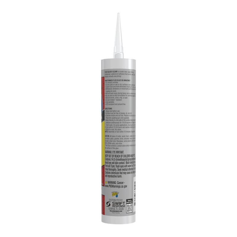 Flex Glue, Super Strong, Rubberized Waterproof Adhesive, Works Underwater, Use