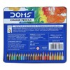 DOMS Supersoft Non-Toxic Colour Pencil Set in Flat Tin Box