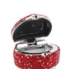 Car Ashtray DiamondStudded Smokeless Container with LED Light Indicator Multifunctional