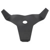 Black Weed Wacker Blades 3 Teeth Carbon Steel Brush Cutter