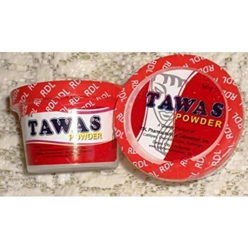 RDL Tawas Powder (Alum Powder) 50 grams (Red) by RDL