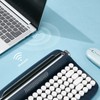 YUNZII ACTTO B303 Wireless Typewriter Keyboard, Bluetooth Connection, Cute Retro