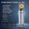 PROAR Studio Microphone, Professional Cardioid XLR Condenser Recording Mic Voice