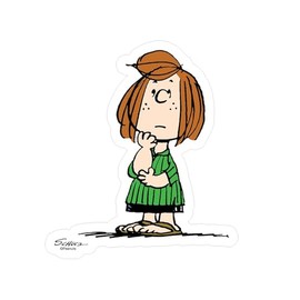 CafePress Peppermint Patty Small Die Cut Sticker, 3"x4" Glossy Finish