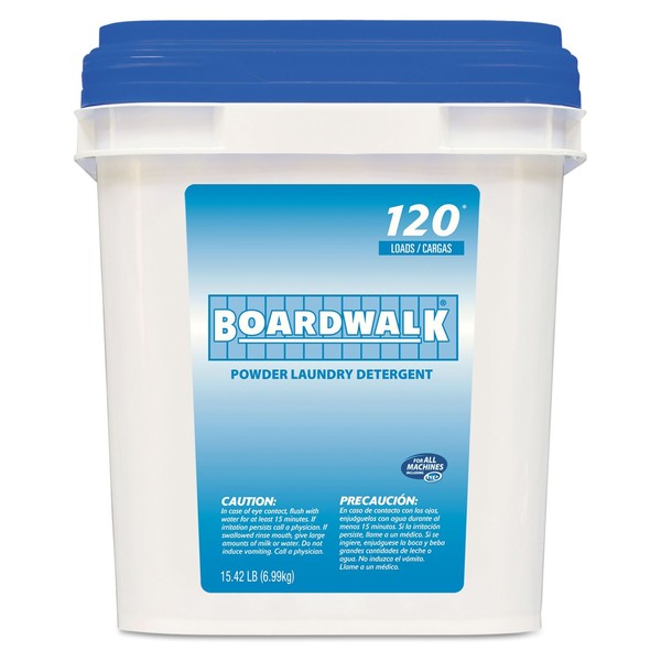 Boardwalk 340Lp Laundry Detergent Powder Crisp Clean 15.42 Lb Bucket