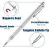 Bestgle 2pcs Tungsten Carbide Cliver with 10 Replacement Tips Metal
