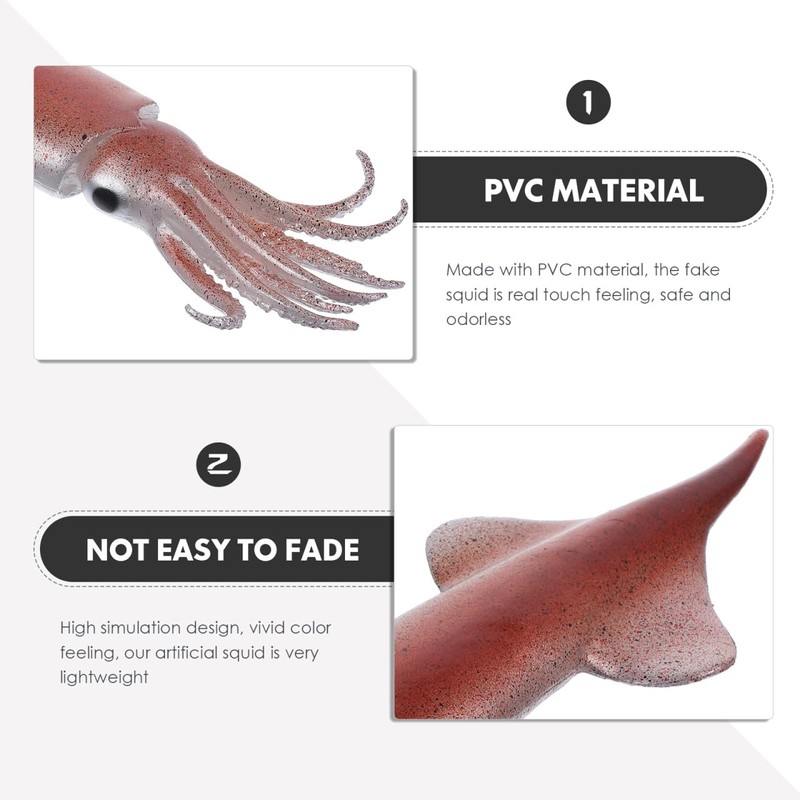 NOLITOY Kensaki Squid Model PVC High Definition Squid Figure for