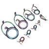 9PCS Lure Fishing Rod Guide Ring Set Stainless Steel Ceramic