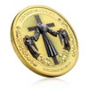 Christian Cross Coin Clothed in Christ Holiday Challenge Coin Gift