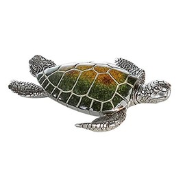 Casablanca Josie Turtle Poly Green / Silver Length 10 cm