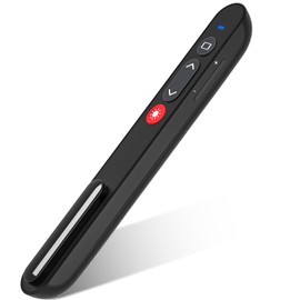 Presentation Clicker Remote Pointer Cat Toy, Wireless Presenter Presenter Clicker USB Control for PowerPoint Presentations, PPT Clicker Remote with Red Light Pointer for Cats Dogs