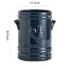 WAIT FLY Embossed Rooster Porcelain Kitchen Utensil Holder Flatware Storage