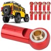 10Pcs RC Car Pull Connecting Rod Metal Ball Joint Accessory
