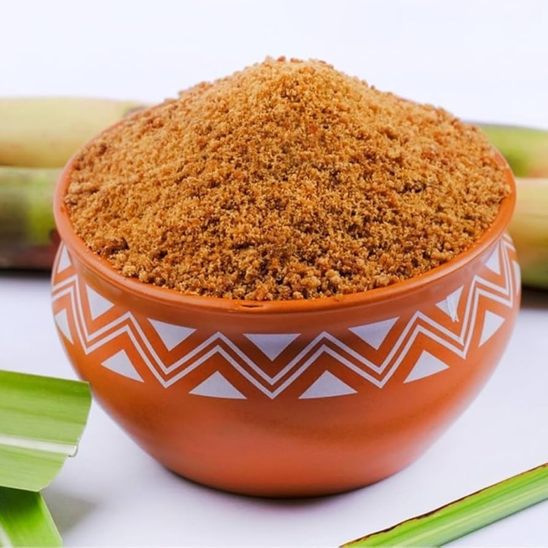 Trothic Spices Sugarcane Jaggery Powder | Natural Sweetener | Refined