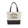 CafePress Percheron Horse Lover Canvas Tote Top Zipper Closure
