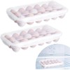 2 Pack Egg Holder, Fridge Storage Containers, Egg Storage for