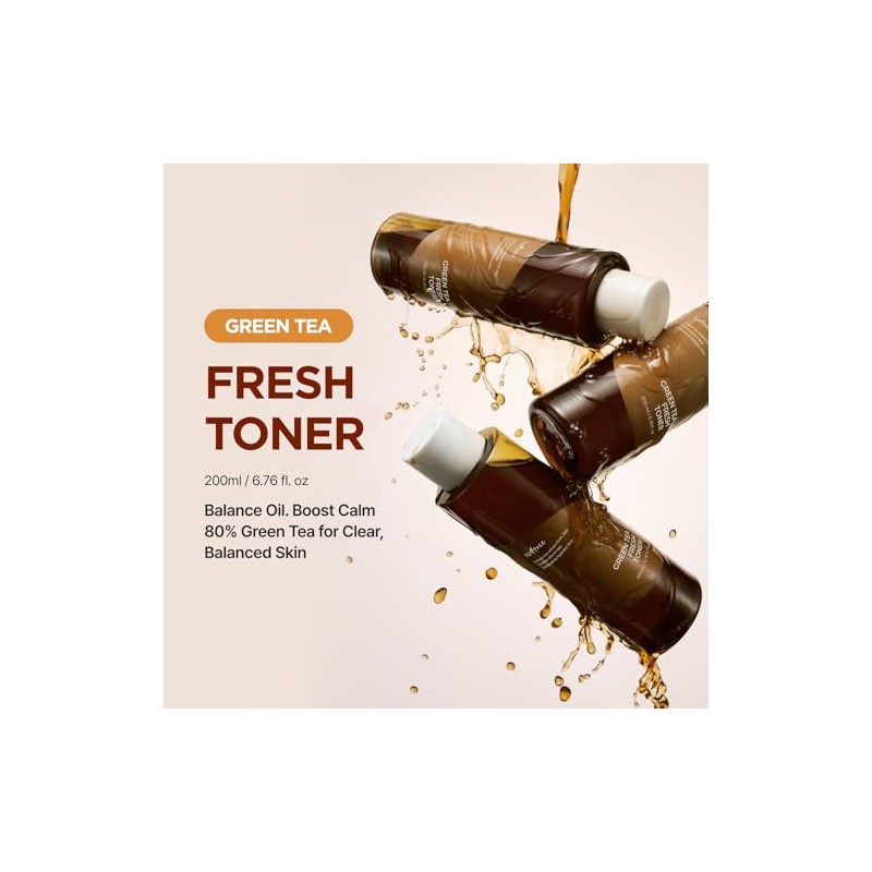 ISNTREE Tónico Facial Green Tea Fresh Toner - Coreano con