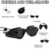 4 Gafas Protectoras para Camas de Bronceado, Gafas de protección