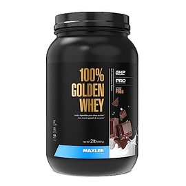 Maxler 100 suero de leche dorado - 22 g de proteína por porción - Alto contenido de proteínas, bajo en grasas, bajo en carbohidratos, perfil completo 