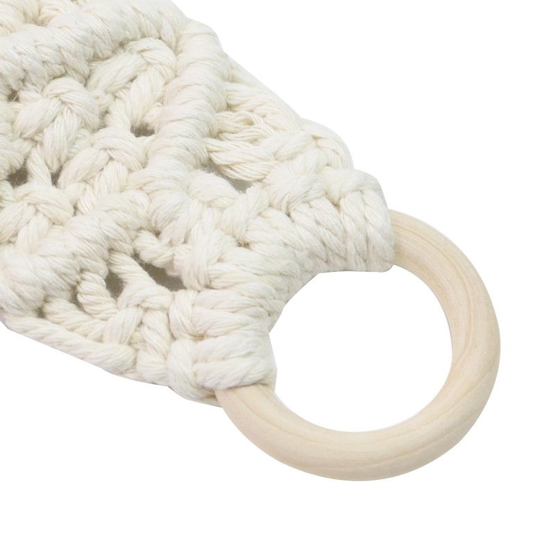 Crapyt 2 PCS Hanging Kitchen Towels Ring Crochet Hanging Dish