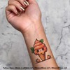 4 x 'Kawaii Style Ice Cream Cone ' Temporary Tattoos