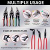 6-in-1 Sheet Metal Tool Set – 3 Hand Seamers &