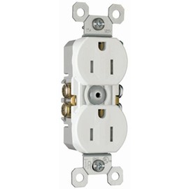 Legrand Pass & Seymour 3232TRW 15 Amp 125V Tamper Resistant Residential Grade Duplex Receptacle Outlet, White (1 Count)