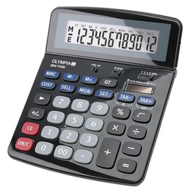 Olympia Tools 40184 Model 2504 Calculator Desktop Financial Calculator, Black/Blue/Grey
