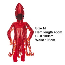 Perfeclan Squid Costume Adults Cosplay Costume Apparel Party Supplies Comfortable Dress up