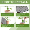 Sawysine 3 Pcs Plant Pot Cover Plant Protector from Animal