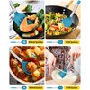 Pack of 4 Silicone Cooking Utensils Set, Non Stick Large