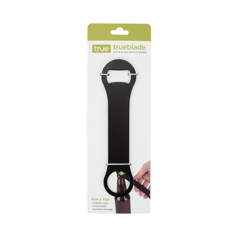 True Blade In Matte Bottle Openers, Black