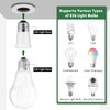 Light Socket Extender,E26 to E26 Medium Screw Bulb Socket Extension