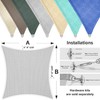 INFRANGE 20'x24' Sun Shade Sail Rectangle Canopy Cover with A