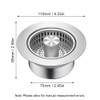 TopHomer 2 Pack Kitchen Sink Strainer and Stopper 4.33 *