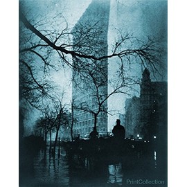 Print Collection Flatiron Building at Night by Steichen 16" X 24"