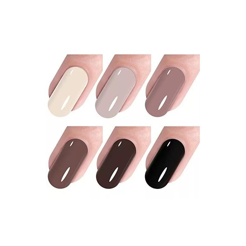 Vishine Kit Para Uñas En Gel Con 6 Colores Clasicos