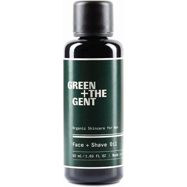 Green + The Gent Face + Shave Oil, 50 ml