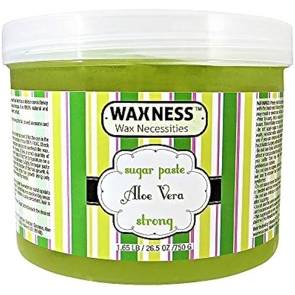Waxness Wax Necessities Natural Strong Sugar Paste Aloe Vera 1.65