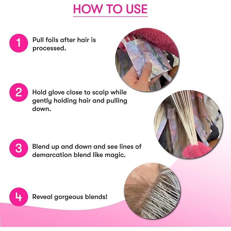 FRAMAR - Guantes de micro fibra para pintar el cabello,