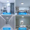 LUTW LED Ceiling Light 24W, Round Flush Ceiling Light 6500K