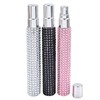 KINCHYGO, 3 Pack 10ml Rhinestone Empty Perfume Spray Bottles for