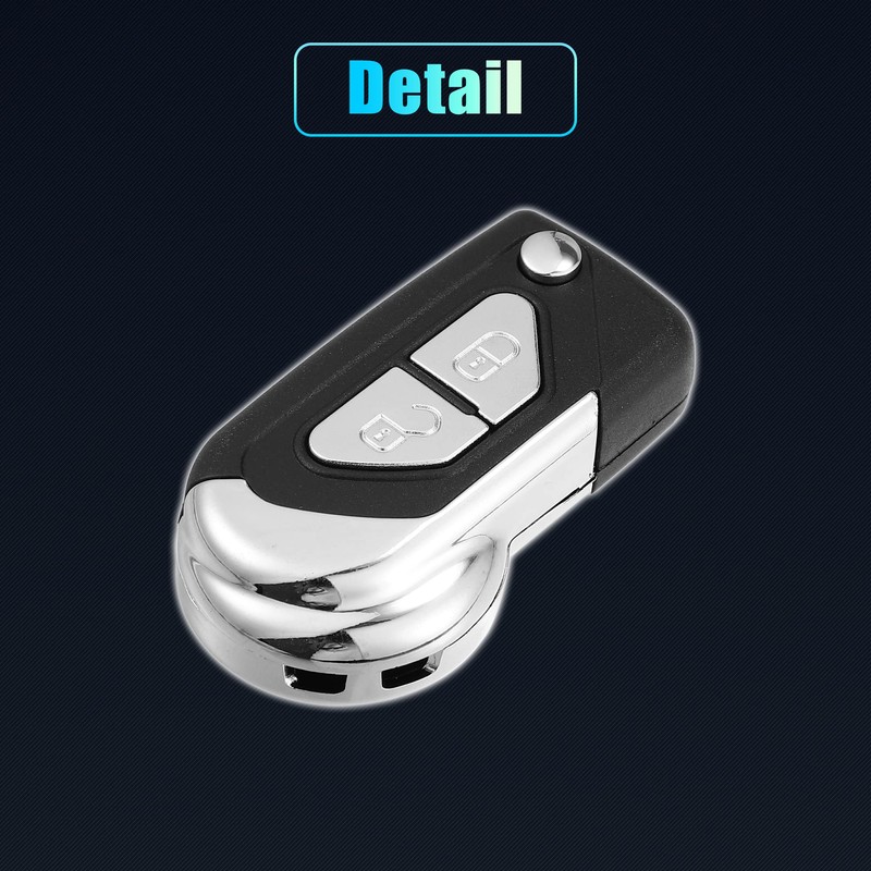 X AUTOHAUX 2 Buttons Key Fob Case Keyless Entry Remote