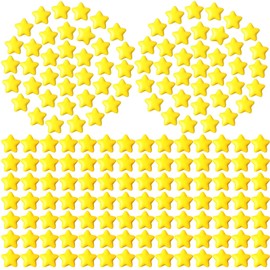 Lenwen 150 Pieces Yellow Star Stress Ball Bulk, 2 Inch Foam Mini Star Stress Relief Toy for Teens and Adults Students Bag Fillers, School Carnival Prizes, Employee Appreciation Gifts